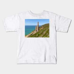 Wheal Coates, Cornwall Kids T-Shirt